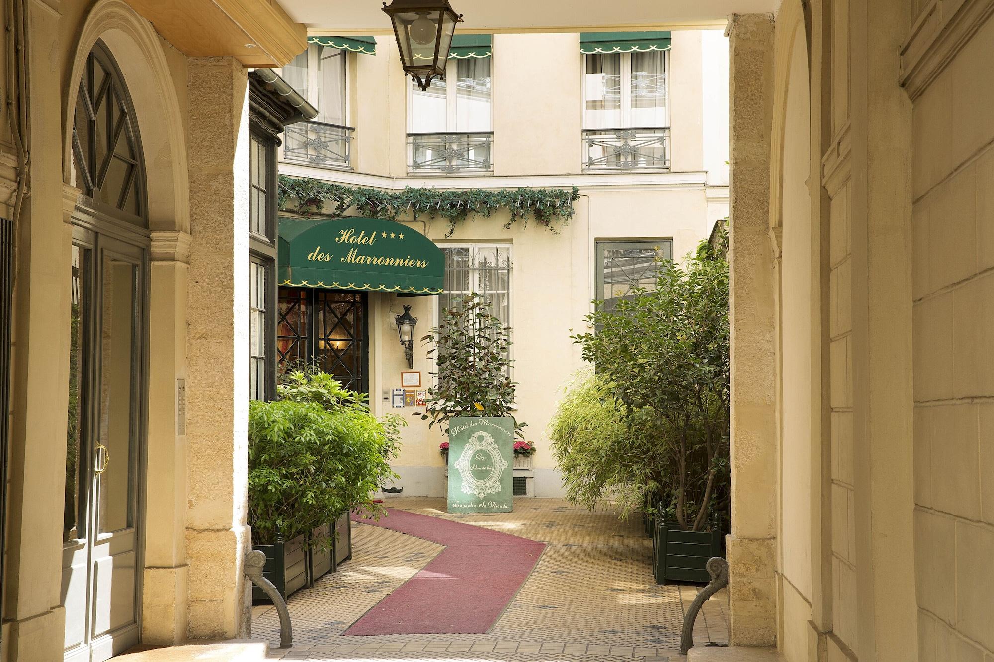 Hotel Des Marronniers Paris Exteriör bild